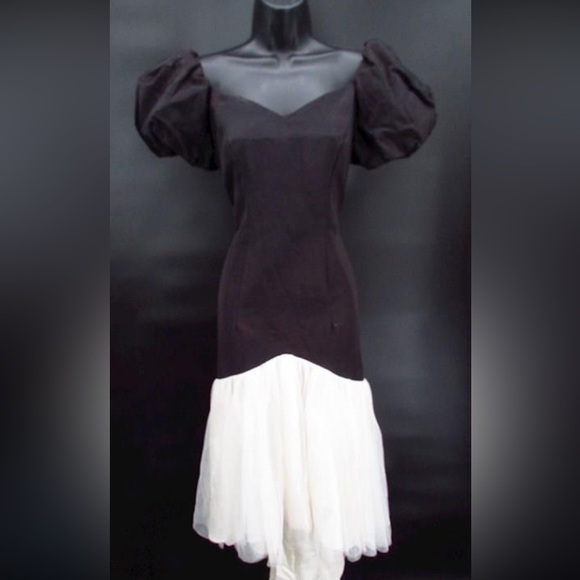 RARE VINTAGE Grossgrain and Tulle Dress - M - Picture 10 of 10